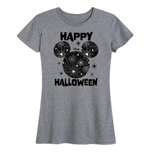 Women's - Disney - Mickey's Spider Web Silhouette Short Sleeve Graphic T-Shirt - 1 of 4