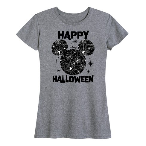 Women's - Disney - Mickey's Spider Web Silhouette Short Sleeve Graphic T-Shirt - image 1 of 4