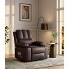 27'' Oversized Recliner, Manual Recliner Chair for Adults, PU Leather Single Sofa with with Extra Width - 4 of 4