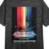 Star Trek The Motion Picture Poster Art Crew Neck Short Sleeve Women's Black Heather Night Shirt - 2 of 2