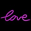 Northlight Love LED Neon Style Valentine's Day Wall Sign - 18" - Pink - 2 of 4