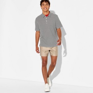 Polo con estampado de fútbol de uso diario para hombre - Goodfellow & Co™