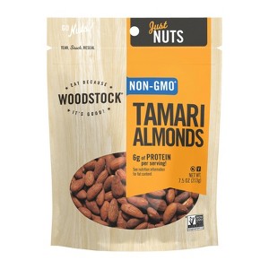 Woodstock - Non-GMO - Tamari Almonds - Case of 8 - 7.5 oz - 1 of 1