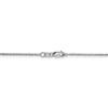 Black Bow Jewelry 1.3mm 14k White Gold Diamond Cut Fancy Singapore Chain Necklace - 4 of 4