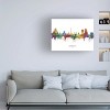 Trademark Fine Art Michael Tompsett 'Damascus Syria Skyline Named' Canvas Art - 3 of 4
