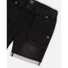 Deux par Deux Boy French Terry Denim Short Black Jeans - 4 of 4