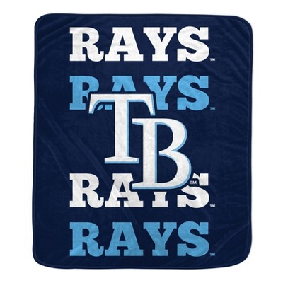 MLB Tampa Bay Rays Repeat Refresh Ultra Soft Blanket