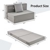 Costway Folding Mattress with Pillow 6 Inch Tri-fold Sofa Bed with High-Density Foam - 3 of 4