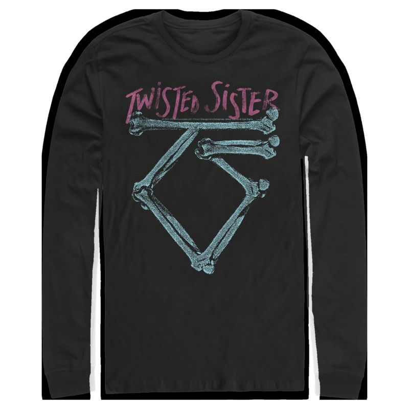 Men's Twisted Sister Neon Logo Long Sleeve Shirt, 1 of 5