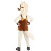 HalloweenCostumes.com M  Boy  Kid's Disney Tangled Maximus Halloween Costume | Disney Costumes, Brown/Red/Brown - 3 of 4
