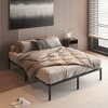 KTMBDW 13 Inch Bed Frame - Sturdy Metal Platform, No Box Spring Needed, Easy Assembly, Strong Bearing Capacity, Under Bed Storage, Black - 3 of 4