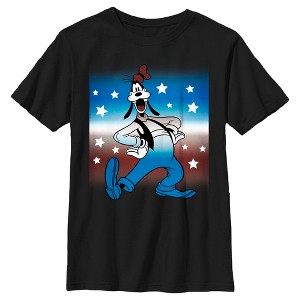 Boy's Mickey & Friends Patriotic Dancing Goofy T-Shirt - 1 of 4