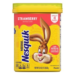 Nestle Nesquik Strawberry Flavor Powder - 18.7oz - 1 of 4