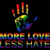 Design By Belugastore Humans More Love Pride Hand Print By Belugastore Tank Top - 2 of 2