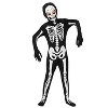 Joyfy Glow in The Dark Skeleton Costume for Kids | Glowing Bone Jumpsuit with Mask | Halloween Night, Trick or Treat Light Up Outfit - 4 of 4