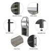 Corner Wine Cabinet with Removable Wine Rack - 4 of 4