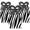 Big Dot of Happiness Zebra Print - Square Favor Gift Boxes - Safari Party Bow Boxes - Set of 12 - 2 of 4