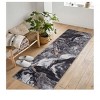 Soft Modern Abstract Boho Area Rug, Washable Non-Slip Faux Wool Vintage Carpet for Living Room & Bedroom,Handmade Machine Washable Rug - 4 of 4