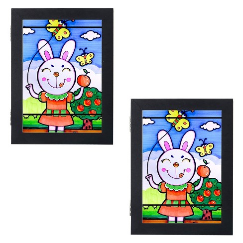 Babyluv 12.99x9.52in Kids Art Frame Front Opening Wooden Frame Artwork Display Storage Frame - image 1 of 4