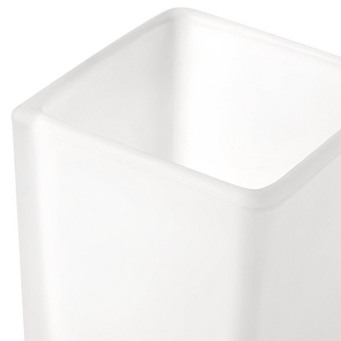 Fordampe Diplomat grådig Frosty Glass Bathroom Tumbler White - Allure Home Creations : Target