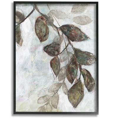 Stupell Industries Dark Brown Tree Branches Abstract Sketch Leaves