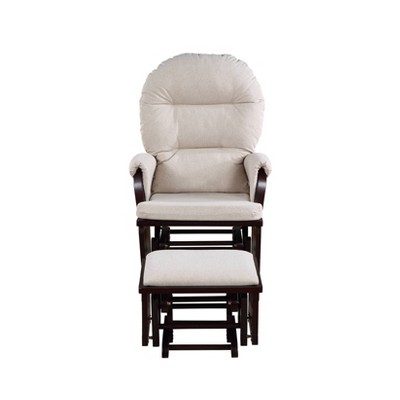 Suite Bebe Mason Glider And Ottoman Espresso latte Target