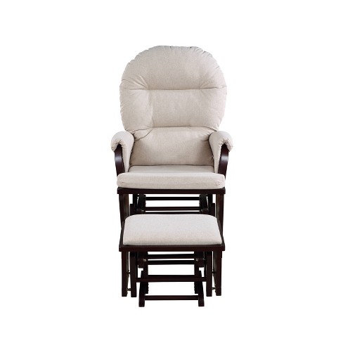 Suite Bebe Mason Glider Ottoman Espresso Latte