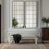 59"*35" Rectangle Full-Body Mirror, Black Aluminum Alloy Frame Full Length Mirror, Vanity Mirror for Bathroom, Bedroom Entryway, Living/Dressing Room - 4 of 4