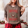 Simply Sage Market Women's North Pole University Coquette Long Sleeve Garment Dyed Tee - 2 of 4