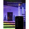 Twinkly Cluster App-Controlled LED Christmas Lights 400 RGB (16 Million Colors) 19.7 feet Green Wire Indoor/Outdoor Smart Lighting Decoration (4 Pack) - image 4 of 4