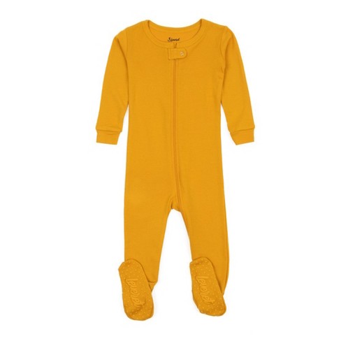 Solid color 2025 footie pajamas baby