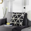Viola Cowhide Pillow - Grey/White - 20"X20" - Safavieh - 2 of 2