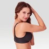 Bali Women's Comfort Revolution Wireless Bra 3463 - Black Swirl 38b : Target