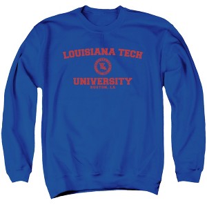Louisiana Tech University Official Circle Logo Adult Crewneck Sweatshirt - 1 of 4
