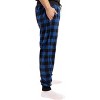 #followMe Men's Microfleece Buffalo Plaid Pajama Pants with Pockets: Comfortable Joggers - 2 of 3
