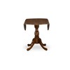East West Furniture, Round Mid Century Dining Table Acacia- Acacia Walnut Finish - 2 of 4