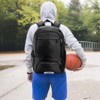 Generic Basketball Backpack, Large Soccer Bag with Separate Ball Holder Shoe Compartment - 3 of 4