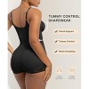 SHAPELLX Shapewear for Women Tummy Control Half Body Shaper Snatched Zipper Butt Lifting Faja Colombiana Bodysuits for Women—Black 38 - 3 of 3