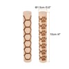 Unique Bargains Wood Clay Grain Texture Carved Fine Baking DIY Rolling Pins 2 Pcs - 2 of 4
