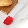 Unique Bargains Basting Brush 28g Large Handle Brush Color Block Dishwasher Safe Silicone PP 7.87"x1.57" 1Pcs - 2 of 4