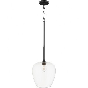 Quorum Lighting Veno 1 - Light Pendant in  Matte Black - 1 of 1