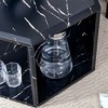 Okak Modern Hexagon MDF Coffee Table, Stand-Up Multi-hole Design with Geometric Cubby Storage, End Side Tables for Living Room Office - 4 of 4