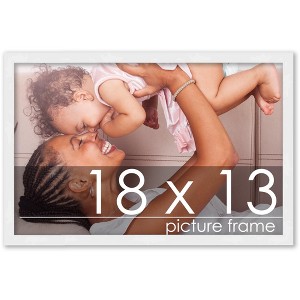 PosterPalooza | 18x13 Wood Frame with UV Acrylic, 6 Finishes: Black, White, Bronze, Silver, Wood, Mahogany - 1 of 4