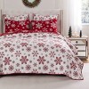 Greenland Home Fashions Snowflakes 2-Piece Twin/XL Coverlet Set, 68x88 Inch - 3 of 4