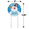 Frosty The Snowman Snowing Acrylic Cake Topper - 2 of 4
