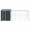 vidaXL Bird Cage Anthracite 416.5 x 103 x 142 cm Galvanized steel - 2 of 4