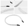Unique Bargains Women's Beaded Hair Hoop Headband Accessories Hairband 0.43 Inch Wide 1 Pc - 4 of 4