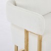 Racxily 2 Seat Upholstered Sofa, Loveseat Decorative Chair, Living Room Side Chair with Gold Metal Legs - 4 of 4