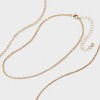 Girls' Multi Hearts Initial Necklace Set - art class™ - 3 of 3