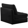 Meridian Furniture,Jacob Velvet Armless - 2 of 4